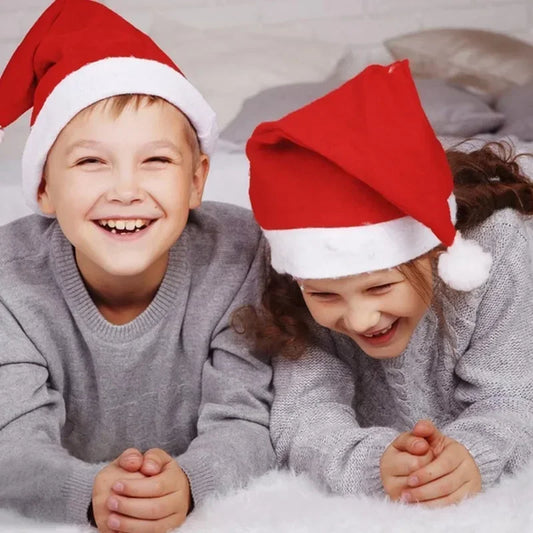 Merry Christmas Santa Hats – Adults & Kids