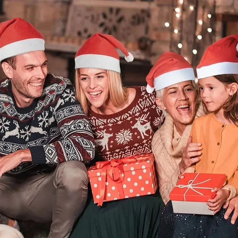 Merry Christmas Santa Hats – Adults & Kids