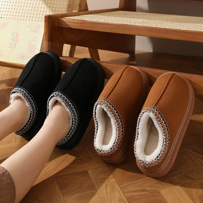 Warm Platform Slippers
