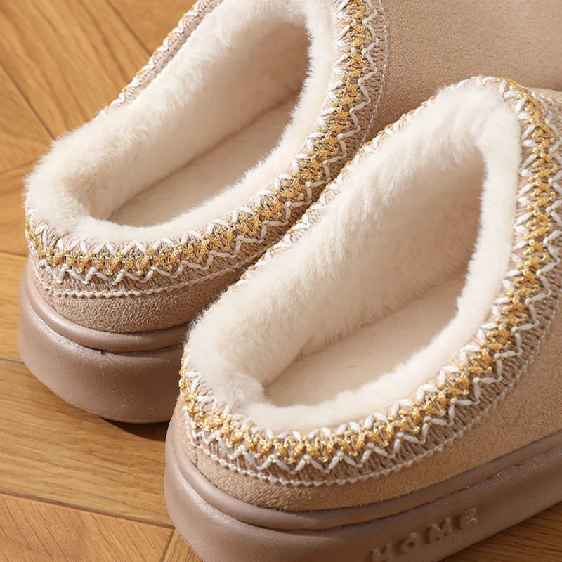 Warm Platform Slippers