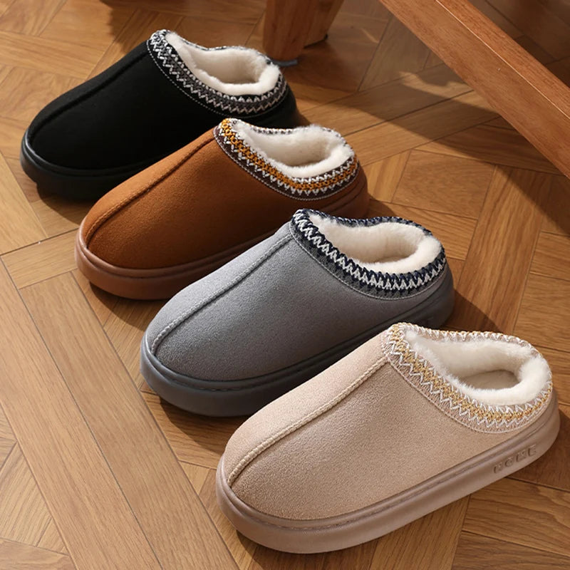 Warm Platform Slippers