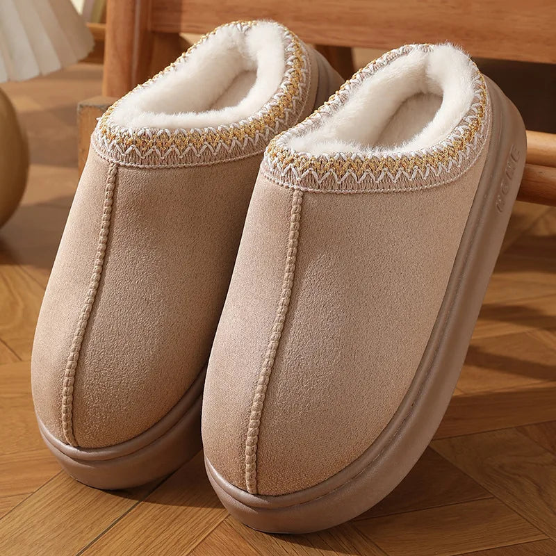 Warm Platform Slippers