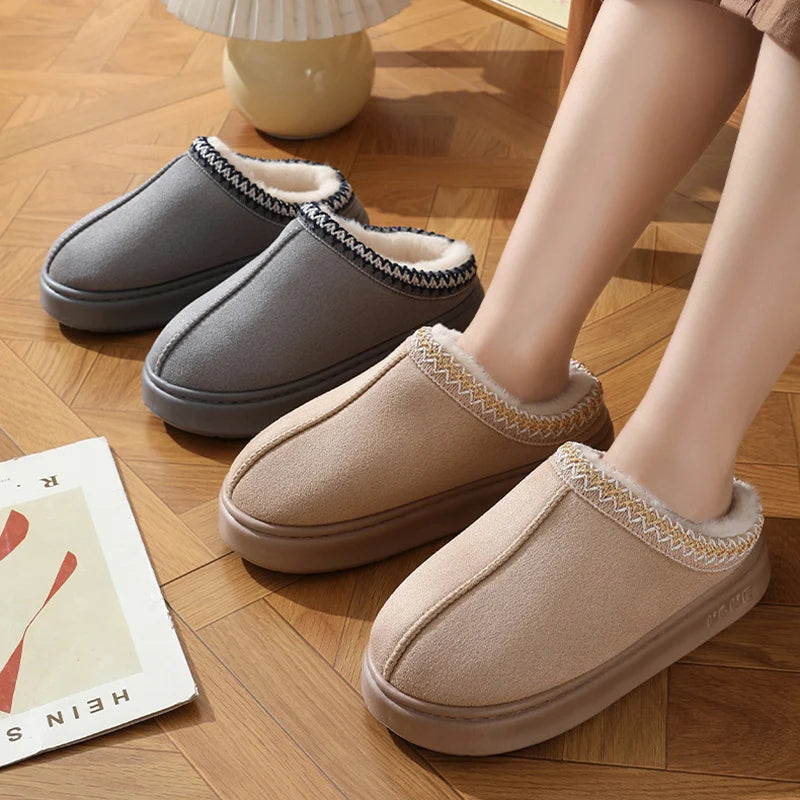 Warm Platform Slippers