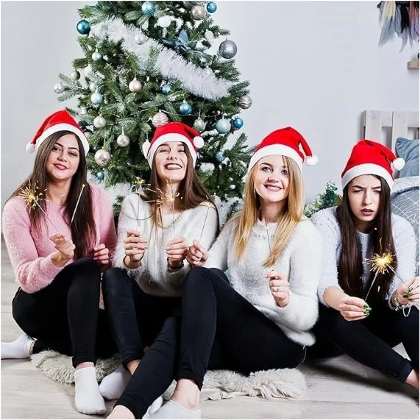 Merry & Bright Santa Caps